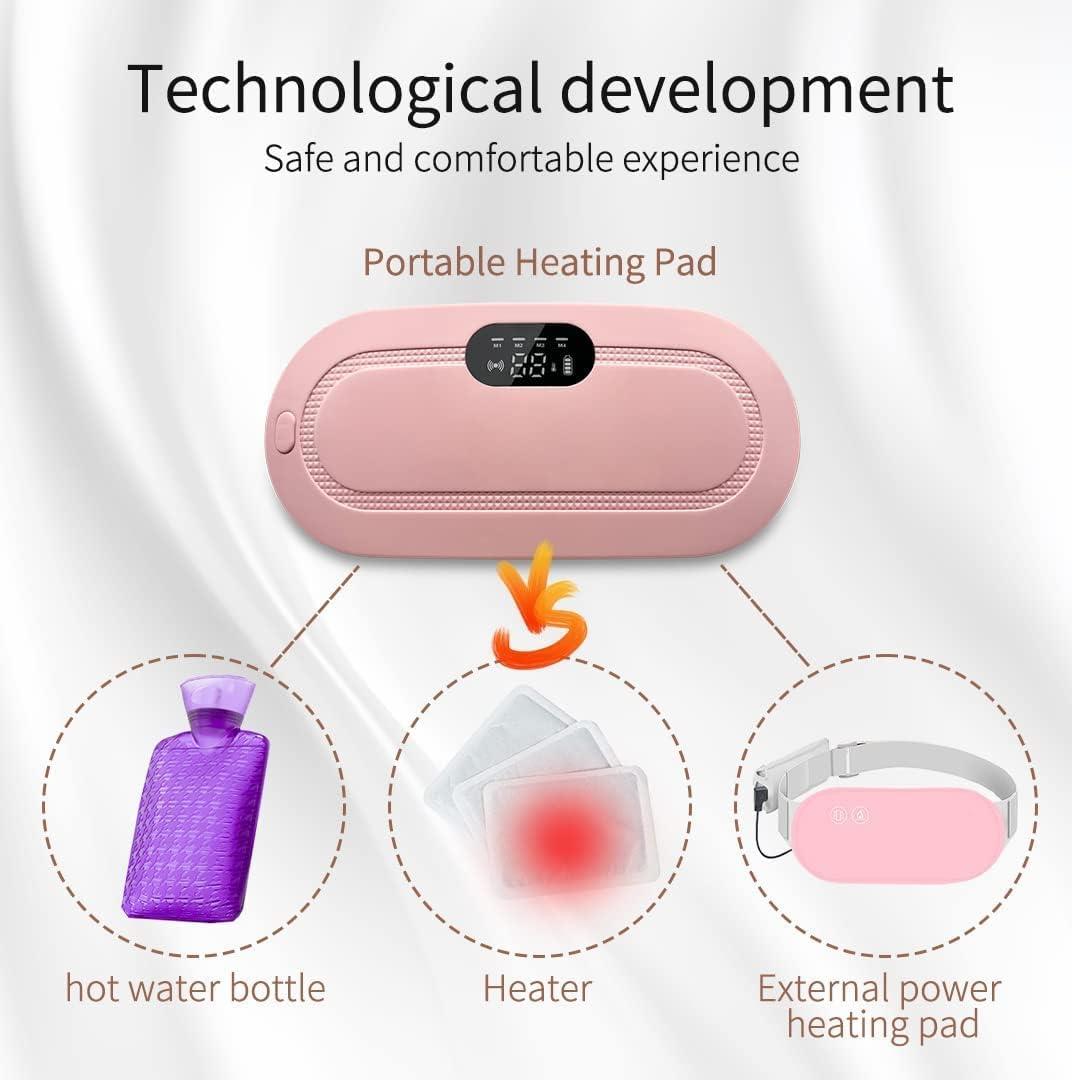 Portable Cordless Menstrual Heating Pad – Fast Heating Belt for Cramps & Pain Relief
