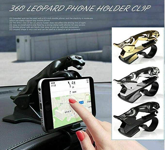 Jaguar Design Hud Car Mobile Phone Holder.