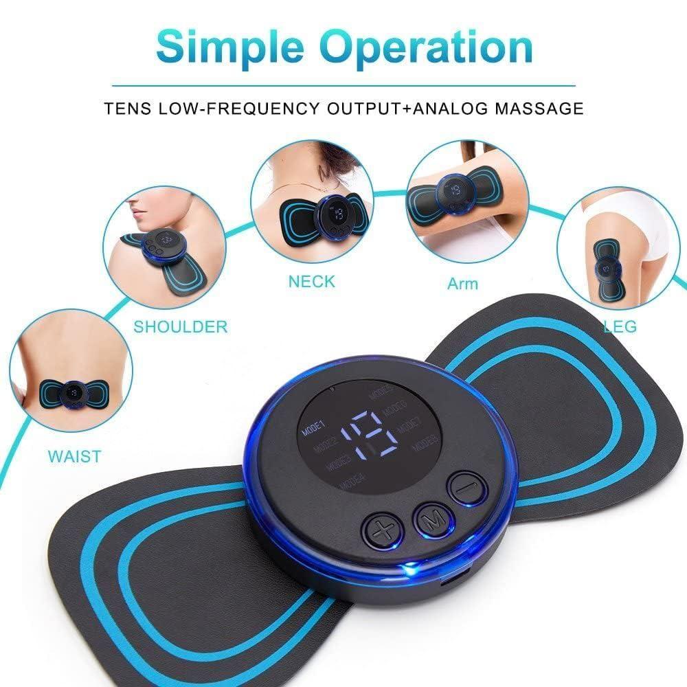 Reusable EMS Bioelectric Acupoints Massager Pad – Muscle Pain Relief & Body Relaxation