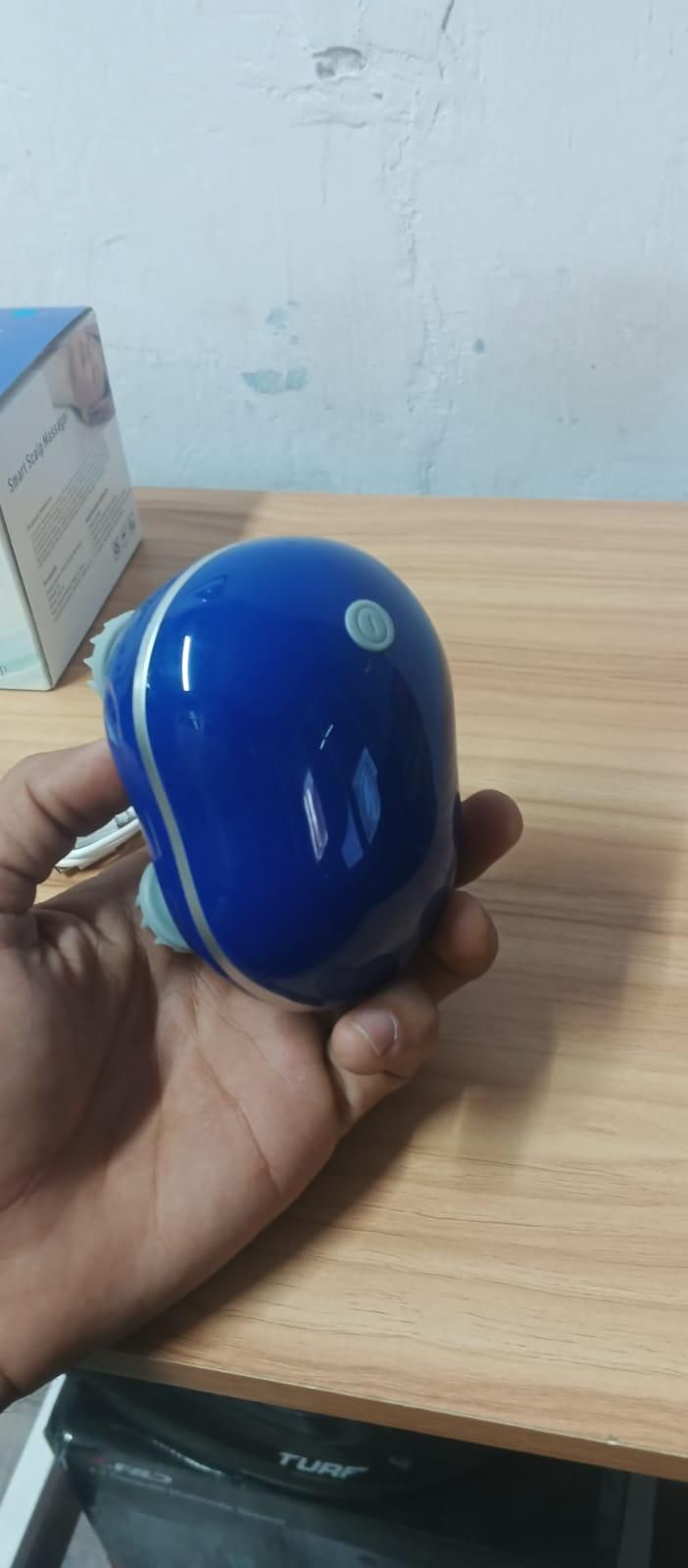 Portable Head Massager – Silicone Scalp Brush for Hair Growth & Deep Cleaning