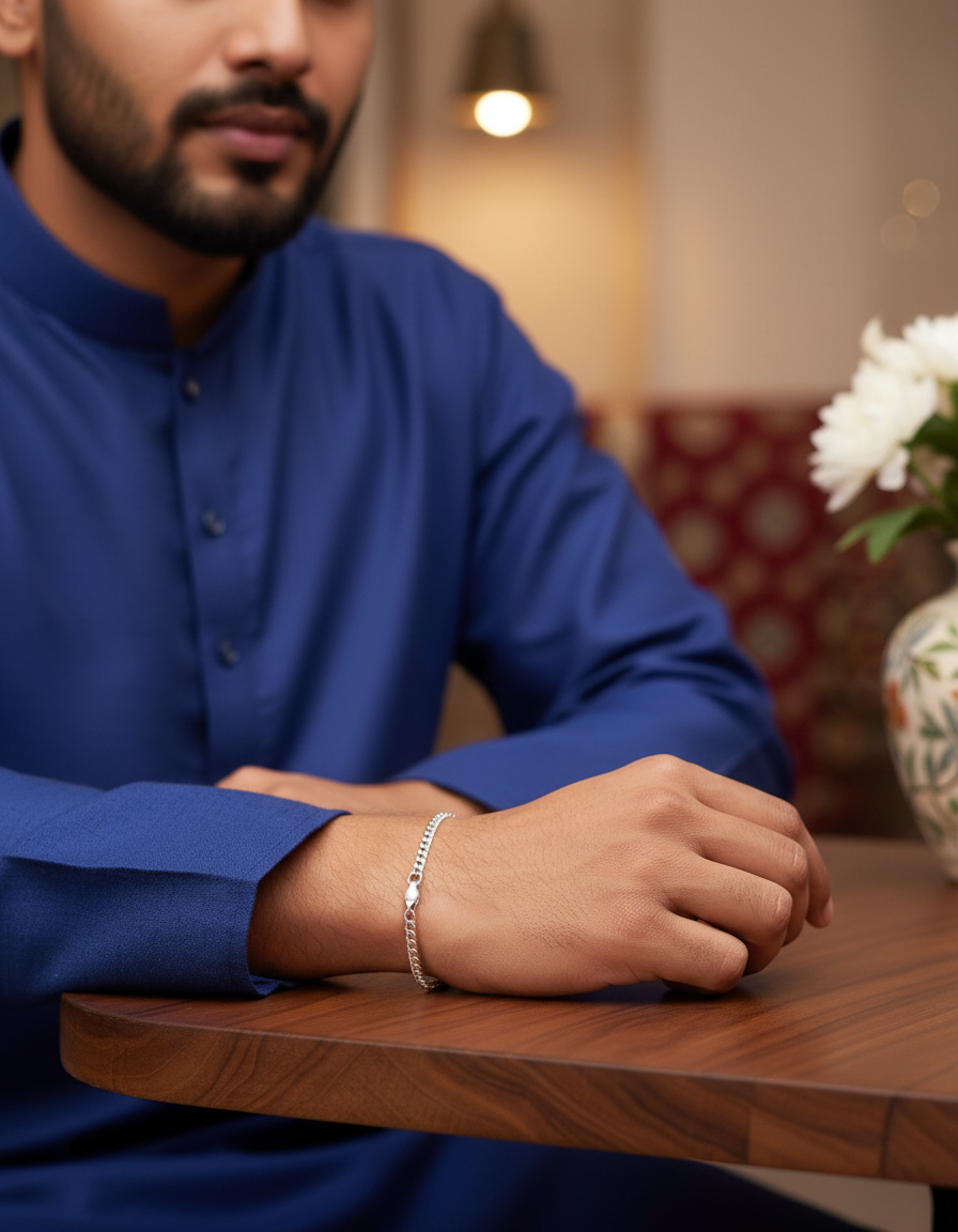 Sterling Silver Chain Bracelet